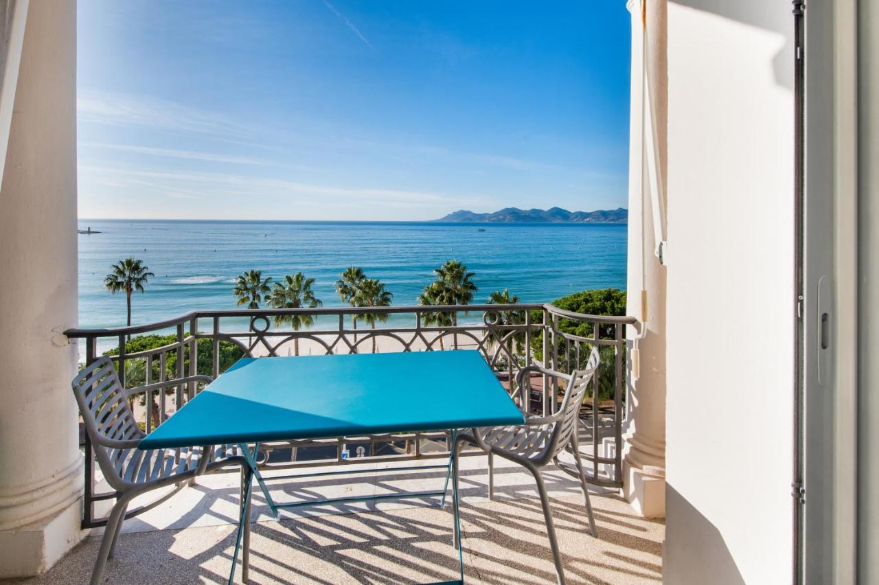 Palais Miramar - Suite Blue Room - Vue Mer -Croisette Emplacement Unique - 20M Plage - Wifi - Clim Канны Экстерьер фото