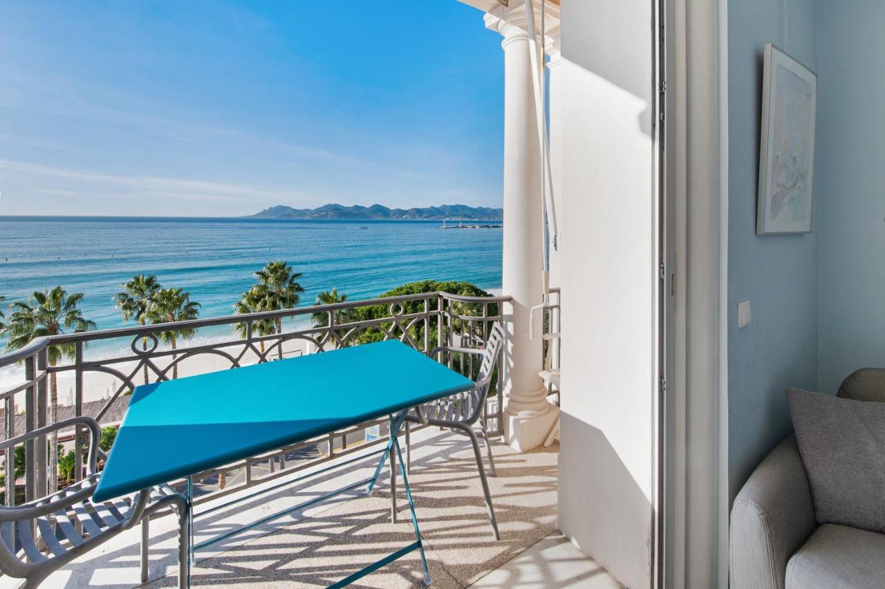 Palais Miramar - Suite Blue Room - Vue Mer -Croisette Emplacement Unique - 20M Plage - Wifi - Clim Канны Экстерьер фото